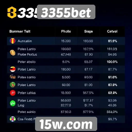Comparativo de bônus oferecidos pelo 3355bet